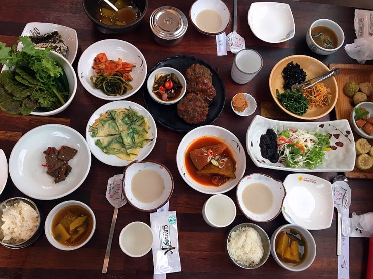  장성 청자연 김부각까지 맛있게