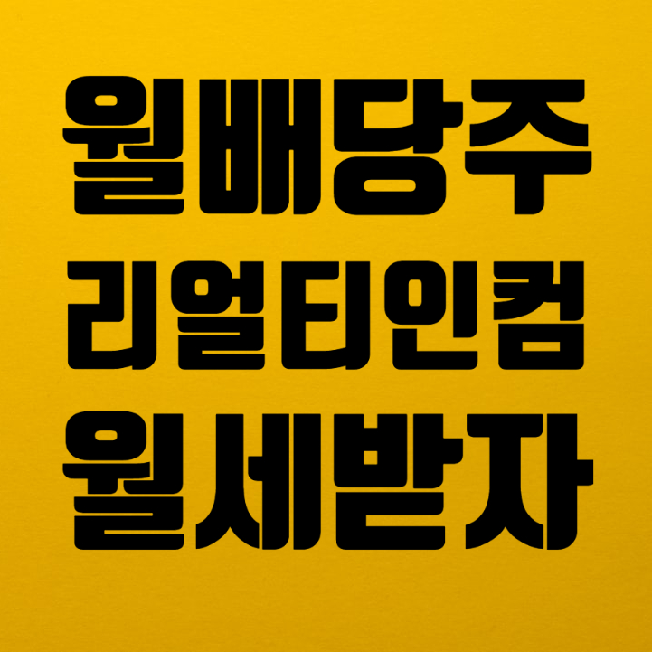  리얼티인컴 배당금 지급 미국주식 월배당주 투자로 월세받자