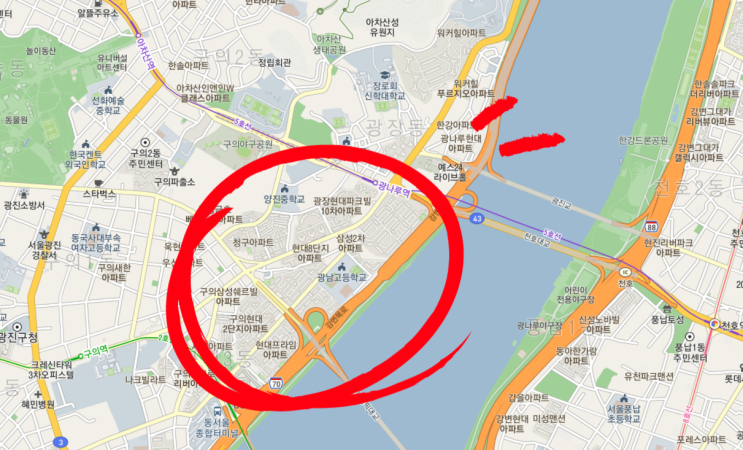  [임장기]광진구 광장동, 구의동 둘러보기(20.09.16~17)