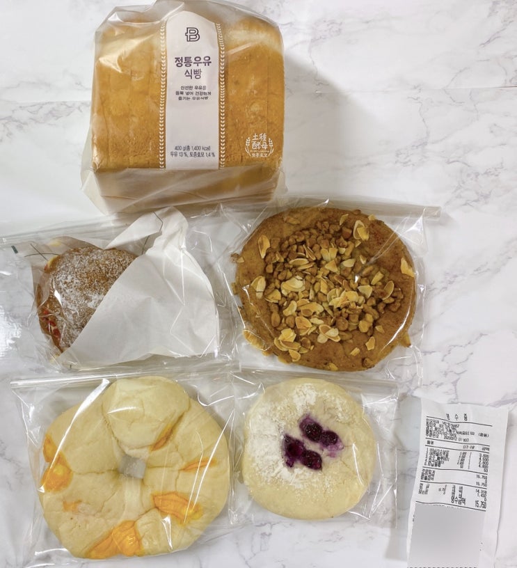 용인동백빵집 인오제과에서 사온 맛있는 빵 용인동백빵집 인오제과에서 사온 맛있는 빵