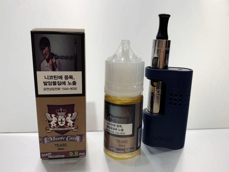  [직접 써 본 전담액상 후기] 몬테카를로&퀵닉 티어스 액상 (진짜 쎈 무향멘솔) 리뷰