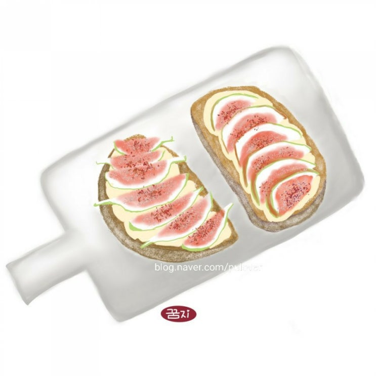  무화과 먹는 법 무화과 오픈 샌드위치