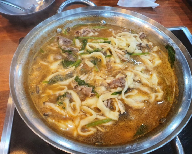  정관 칼국수 맛집 핫한 우리랑