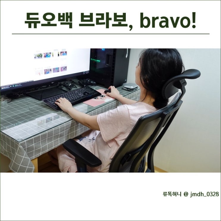  듀오백 브라보 에어로 : 재택근무의자로 추천할만 해 (언박싱, 조립 및 사용기)
