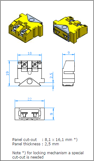  T/C 판넬 Locking, PMLI-KA, PMLI-TA, PMLI-JA Connector, T/C Locking Panel, 써머커플 판넬