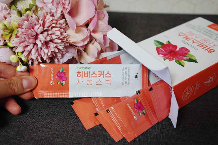  간식처럼 먹는 저분자콜라겐 히비스커스 자몽스틱 젤리