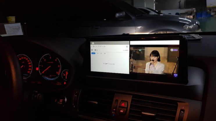  BMW의 부족해도 너무 부족한  멀티미디어 시스템을  무선 인터넷 기반의 태블릿PC형  시스템으로 업그레이드하기...   BMW F25 안드로이드 올인원 설치