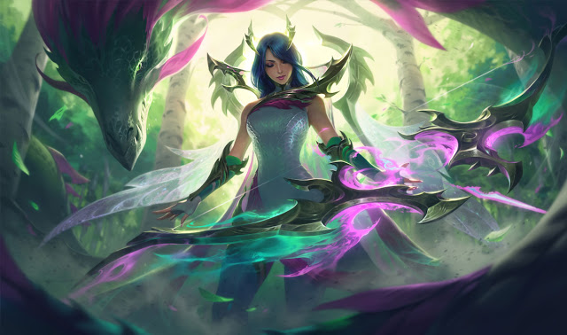 롤 신스킨 Fae Dragon 애쉬 리뷰 롤 신스킨 Fae Dragon 애쉬 리뷰