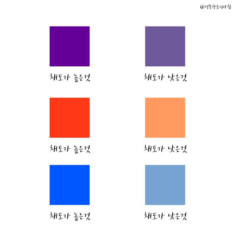 디자인 색의 기본 상식 무채색, 유채색, 채도, 한색, 난색, 보색, 중성색 용어정리 : 네이버 블로그