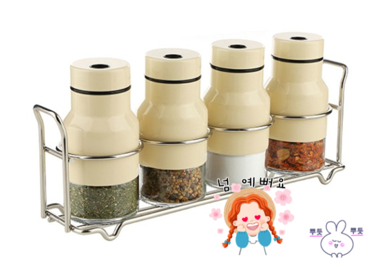  엘가 스테인리스 양념병 예쁜 거 옆에 예쁜 거 OK