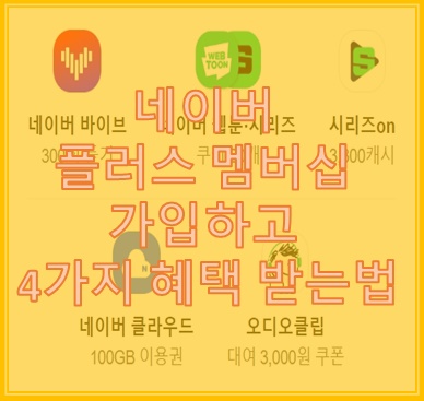네이버 플러스 멤버십으로 클라우드 100GB 무료 이용하는 법 네이버 플러스 멤버십으로 클라우드 100GB 무료 이용하는 법