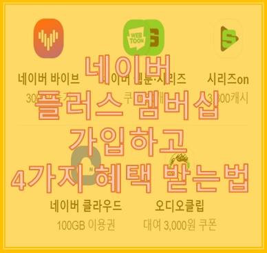 네이버 플러스 멤버십으로 클라우드 100GB 무료 이용하는 법