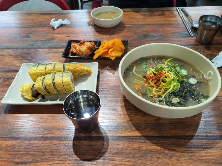  숭의동  오목골 즉석메밀우동 인천24시맛집