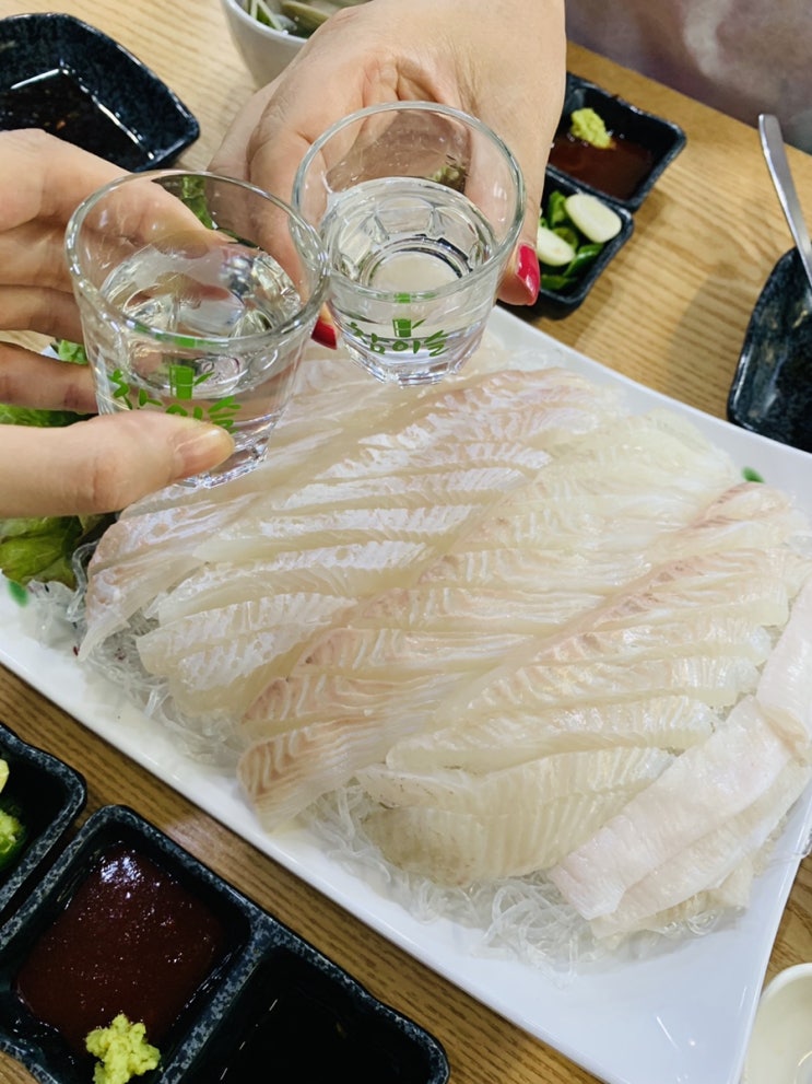  인덕원맛집] 인덕원횟집 "거문도", 도톰하고 푸짐한 광어회 맛집