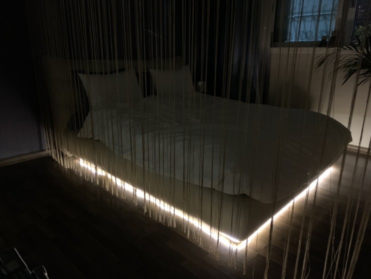 침대 LED 무드등 설치 - 침대 LED 간접등 자가 설치