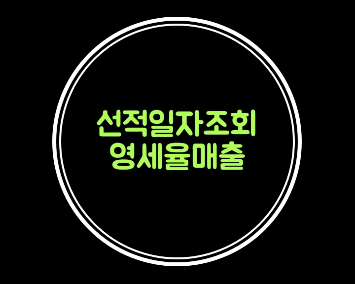  선적일자 조회 어디서 하나요? 유니패스에서 조회해 영세율매출 반영하셔야 해요