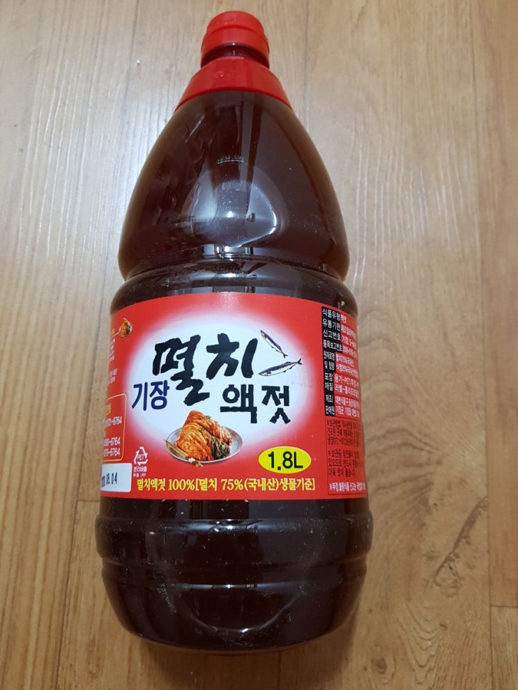  맛난 기장 자매수산 멸치액젓 1.8리터
