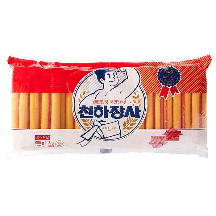  진주햄 천하장사 오리지날 소시지, 15g, 66개입