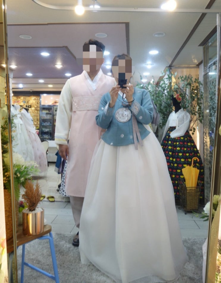  부산 웨딩촬영 한복 대여 남천동 명주대가에서 의외의 조합(?)으로 클리어