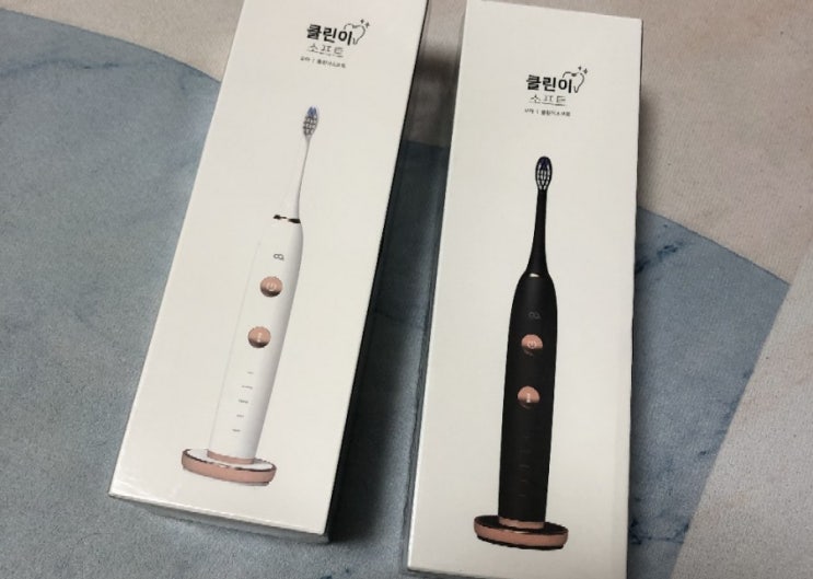  음파 칫솔 후기] 오아 클린이소프트 음파 전동 칫솔