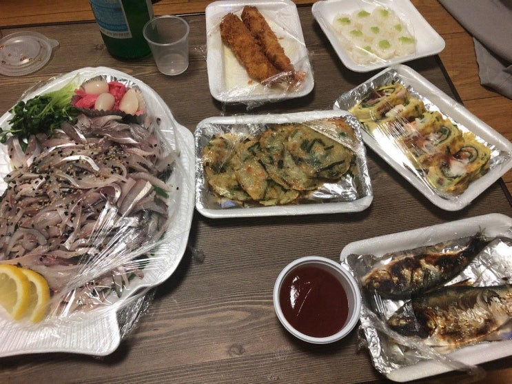 9월20일 조촐한 전어회,구이
