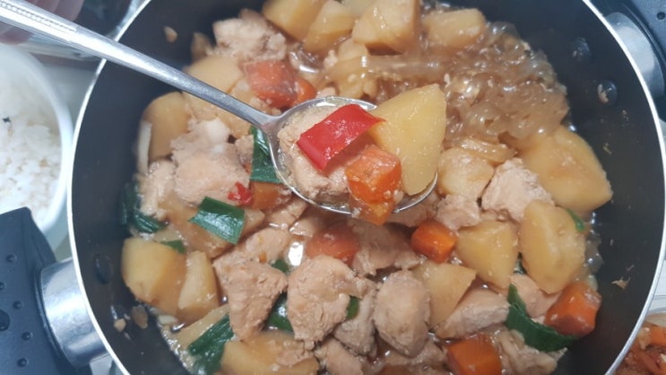  닭안심 간장찜닭만들기 쉬워요