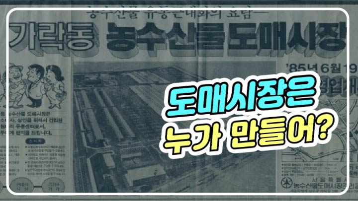  경매사가 알려드립니다! 도매시장의 개설과 개설시 필요한 규정