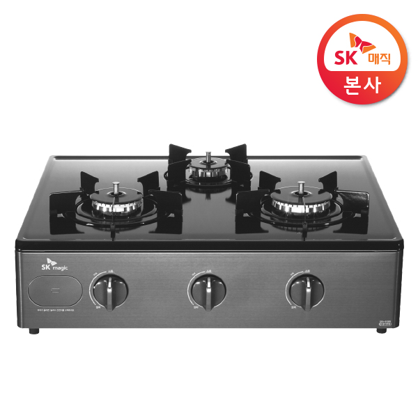  [SK매직] NEW 에코 3구 가스레인지_ GRA910SR, 없음, 도시가스(LNG)