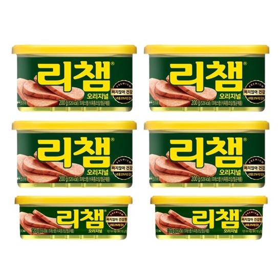  동원 리챔 오리지널 햄통조림 200g x 4p + 120g x 2p, 200 g x 4p + 120 g x 2p, 1세트