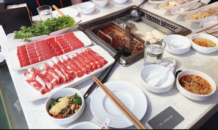 [강남/신논현 맛집]대접받는 느낌의 훠궈 찐맛집_하이디라오 서초점(3인 메뉴, 소스 조합 추천)