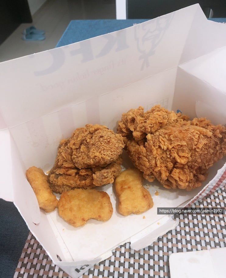 [싱가폴배달음식] KFC 치킨—펩시 블랙을 알게된 날