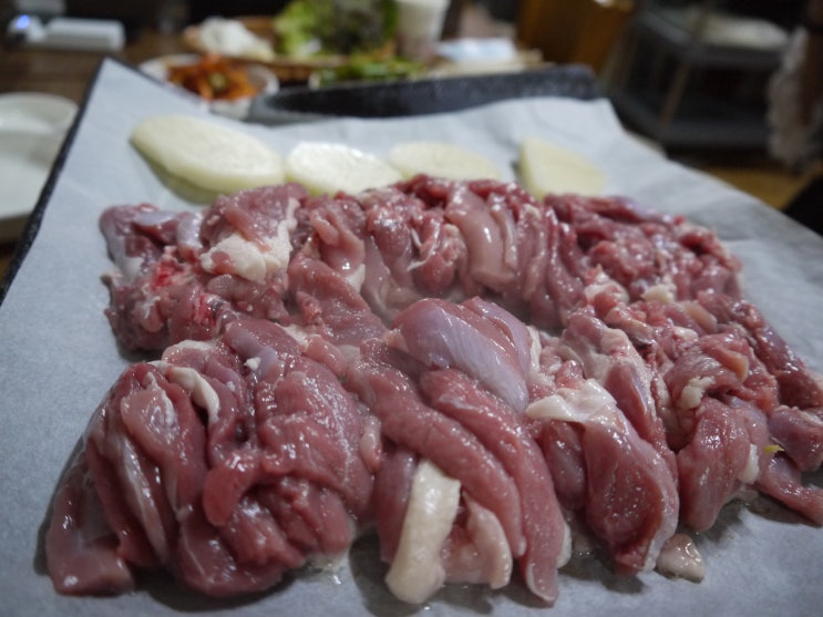  청계산 맛집  청계산 시골집에서 오리고기 (오리로스+주물럭+죽)즐기기