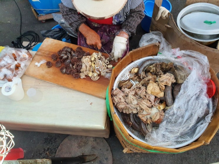  [진주 천전동] 천전시장 순대 할머니