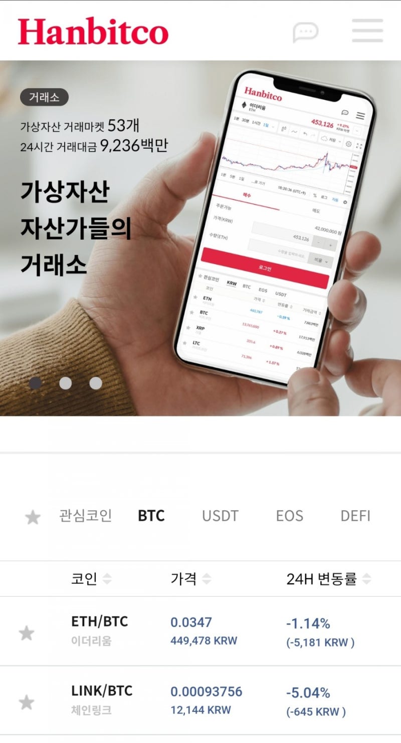 특금법을 이겨 낼 것 같은 거래소! 한빗코의 정보와 전격분석! : 네이버 블로그