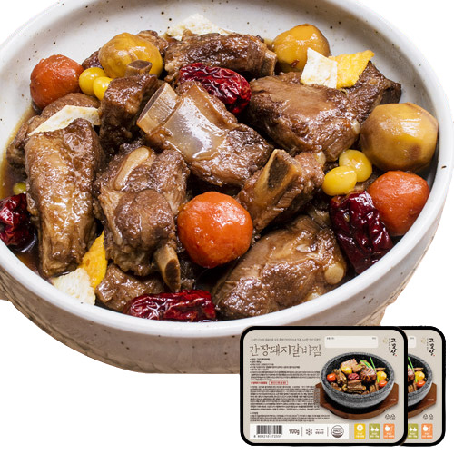  고빚장 돼지갈비찜 900g x 2팩
