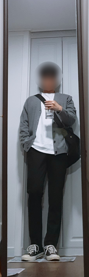  미니멀 끝판왕 미나브 롱슬리브 남자 기본 긴팔티