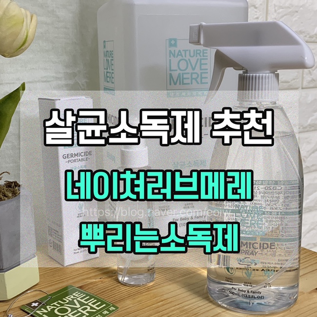  [살균소독제 추천] 네이쳐러브메레 뿌리는소독제