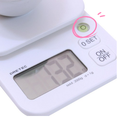  홈베이킹 입문자 필수품! 드레텍 전자저울 KS-254WT