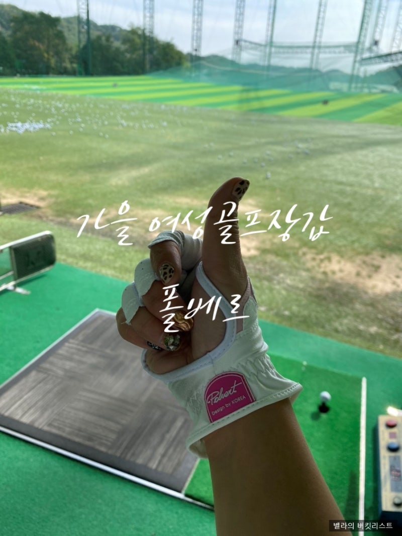폴베르 극세사 기능성 오른손 여성골프장갑 - 실제 사용후기!