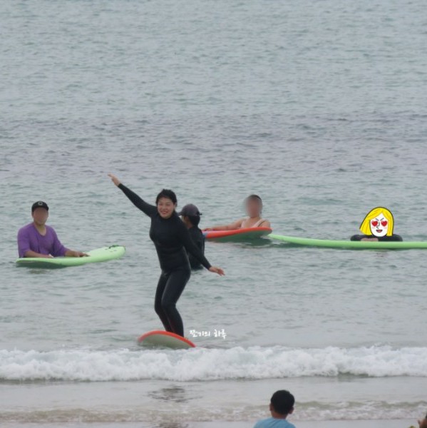 제주도여행, 월정리해변 제주서핑 - 월정서핑스쿨