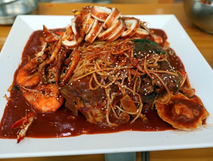  인천 소래포구 맛집 천이재감자탕 산더미 해물뼈찜 존맛탱