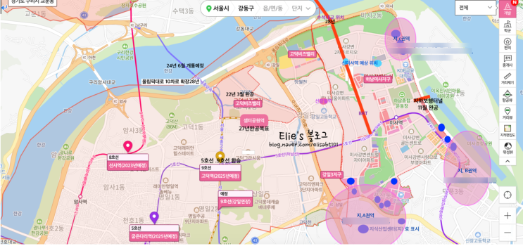  하남미사도시  주변개발 정리