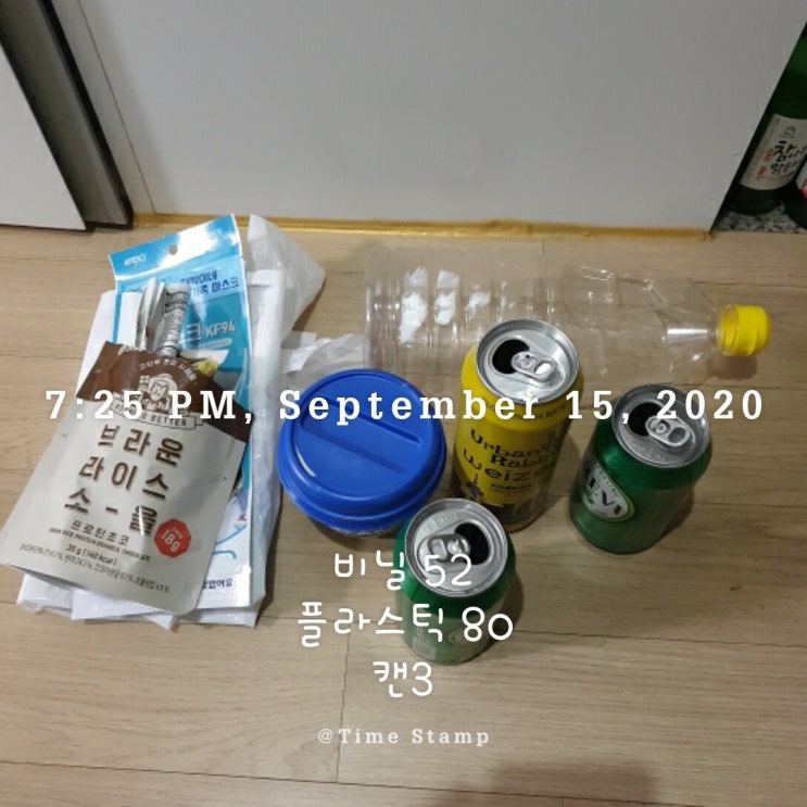  [2020.09] 9월 3주, 일회용품 관찰 일기.