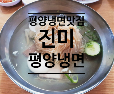  강남구청 학동역 평양냉면맛집 - 진미평양냉면