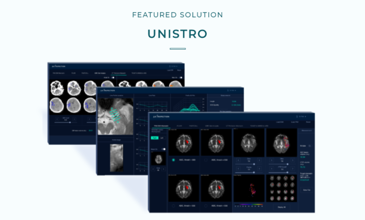  제이엘케이(JLK) 에이아이허브(AIHub) - UNISTRO 인공지능 기반 뇌졸중 토탈 솔루션