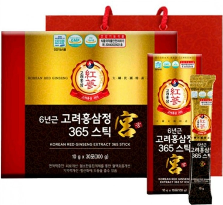  정원삼 6년근 고려홍삼정 365스틱궁이 추석선물로 좋은 이유!