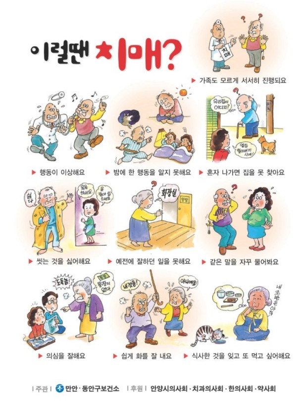 치매와 건망증, 치매 원인별 분류, 초기 증상, 치매 진단 방법 및 예방 수칙