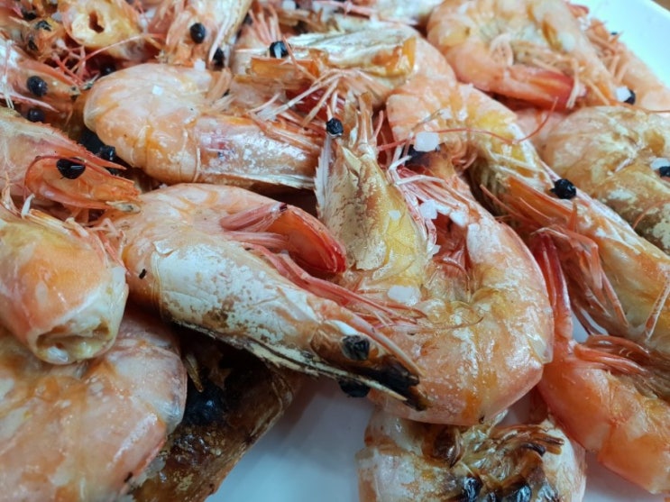  가락시장 회센터 지금 새우가 맛있다