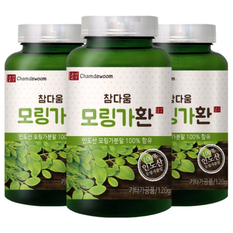  참다움 모링가환, 120g, 3개입