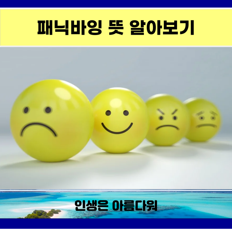  패닉바잉 뜻 알아보기